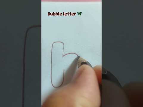 Bubble Letter H Viralvideo