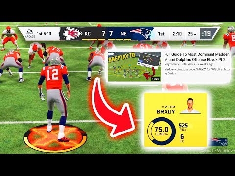 i followed a YOUTUBERs ebook... and got a PERFECT PASSER RATING! - Madden 20 Ultimate Team
