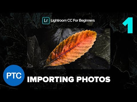 Importing Files Into Lightroom CC Lightroom CC for Beginners FREE Course 01