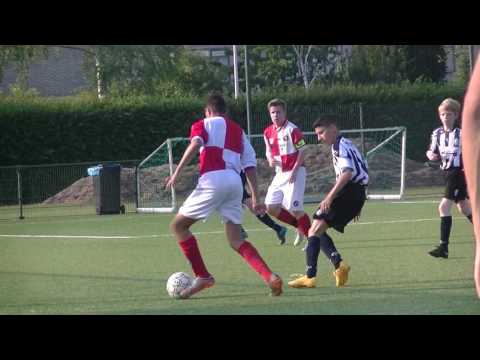 Hercules nieuw JO15-2 - UVV nieuw JO17-4 oefenwedstrijd 19-6-2017 deel 1