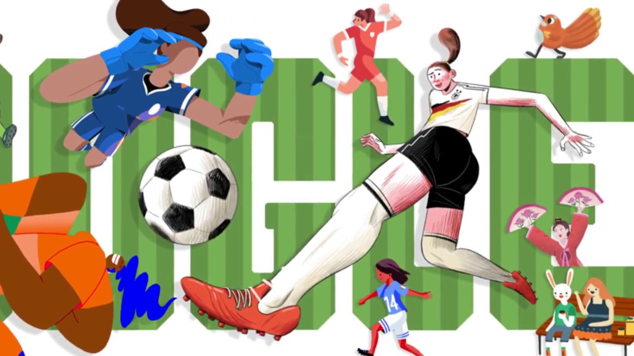 Women's World Cup 2019 Google Doodle (Day 1)