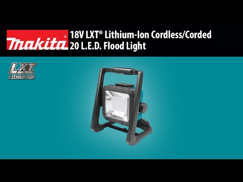 Makita LED prožektorius DML805 18V/230V video