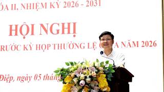 Hội nghị tiếp xúc cử tri với đại biểu HĐND phường Tam Điệp khóa II, nhiệm kỳ 2026 – 2031 trước kỳ họp thường lệ giữa năm 2026
