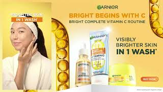 Download lagu Brighter Skin in 1 Wash | Garnier Bright Complete Serum Cleanser mp3