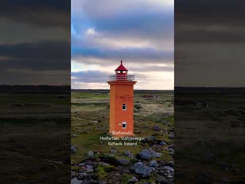 Stafnesviti, Heiðarbær, Stafnesvegur, Keflavík, Iceland #Lighthouse #iceland #reykjanes #keflavik