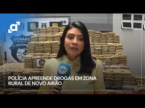 Polícia apreende drogas na zona rural de Novo Airão