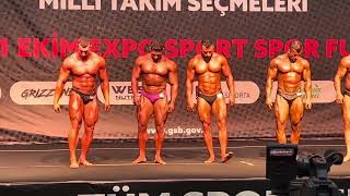 Türkiye Vücut Geliştirme Şampiyonası 2023 İzmir Expo -95 Kg Yarı Final