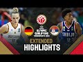 Germany 🇩🇪 v Serbia 🇷🇸 | Extended Highlights | FIBA Women's OQT 2024