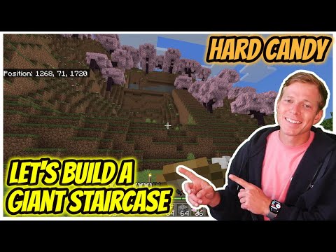 ASMR Minecraft | Let's Build A Giant Staircase 😴 - Hard Candy & Whispering