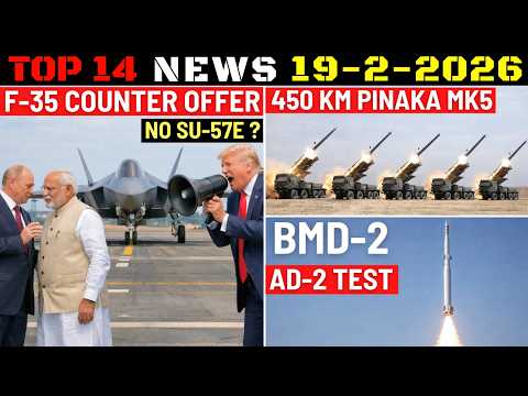 Indian Defence Updates : F-35 Counter Offer,450 Km Pinaka,AD-2 Test,T-90MS Offer,500 H125 Assembly