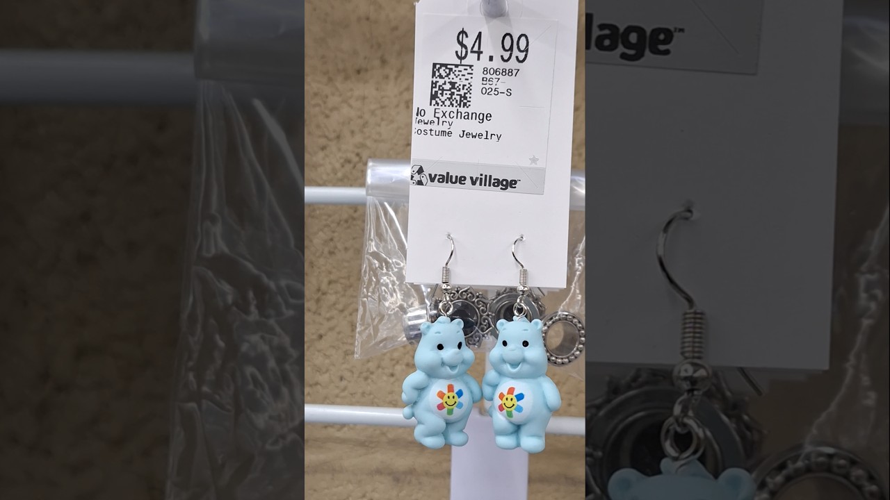 Care Bears earrings collectible item #goldhunter137