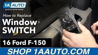 How To Replace Power Window Mirror Switch 15-19 Ford F-150