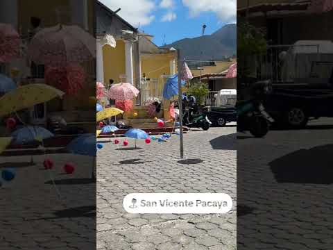Feria patronal San Vicente Pacaya #guatemala