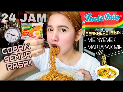 24 JAM CUMA MAKAN INDOMIE!!