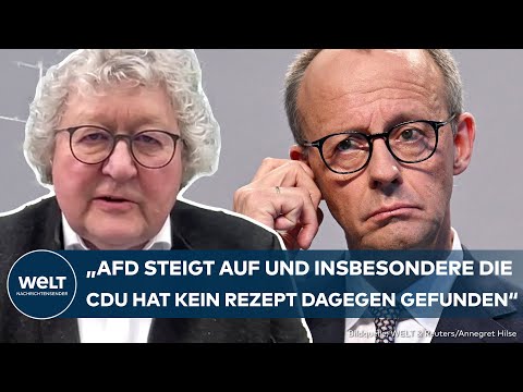 DEUTSCHLAND: CDU hat "kein Rezept" gegen die AfD! Aktuelle Umfrage zeichnet düsteres Bild für Merz