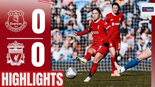 Merseyside Derby ends all square | Everton 0-0 Liverpool FC Women | Highlights