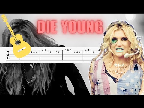 Kesha - Die Young Guitar TAB/Tutorial #dieyoung #music #guitartabs