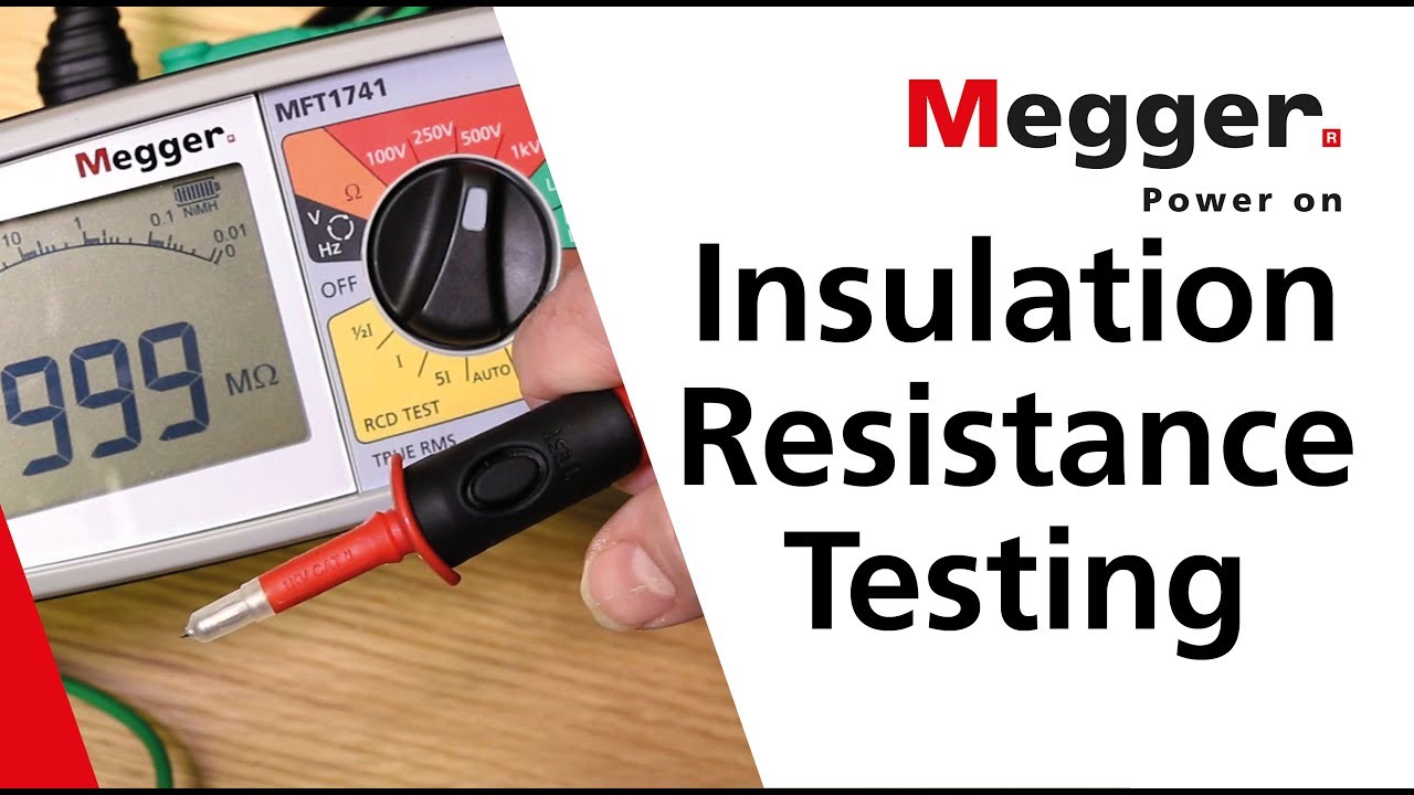MFT1741 Insulation Resistance Testing | Megger input protection is built into every model of the MFT