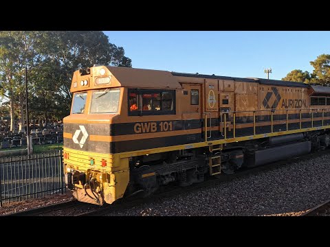 Golden Hour Freight Trains- Trainspotting at sunset