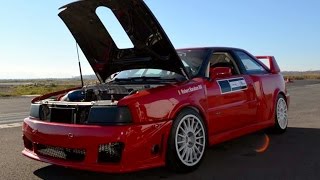 Audi Coupe RWD swap V8 Hemi - Donut and Show - Pure Sound - Tuned by Cyclon Motorsport