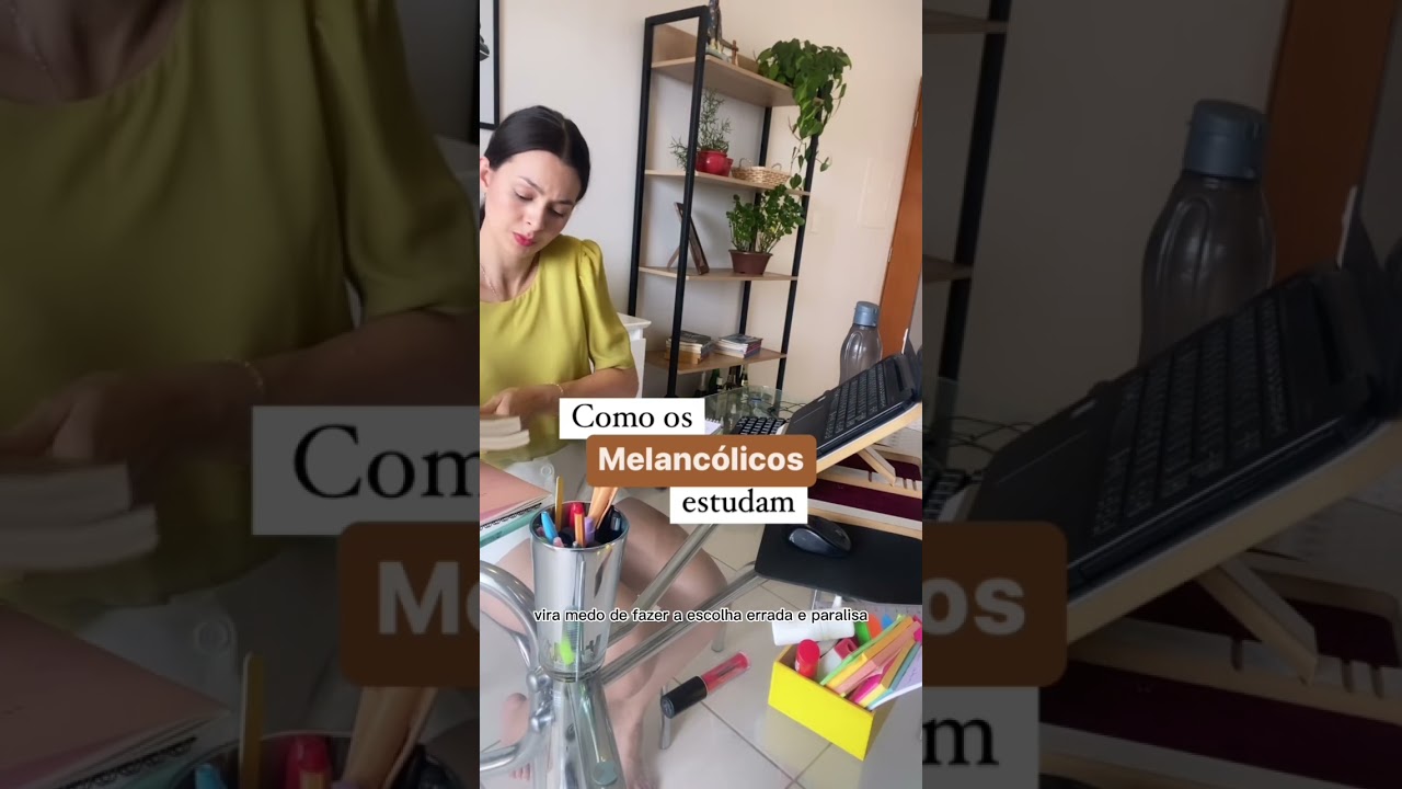 Como os melancólicos estudam #comoaprender #planejamentodeestudos #temperamentos