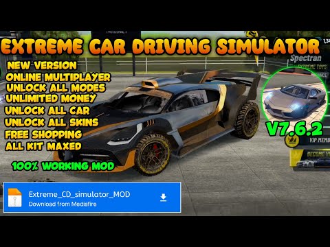 Extreme Car Driving Simulator MOD Menu v7.6.2 | MOD APK | Unlimited Money | Unlock All VIP Cars
