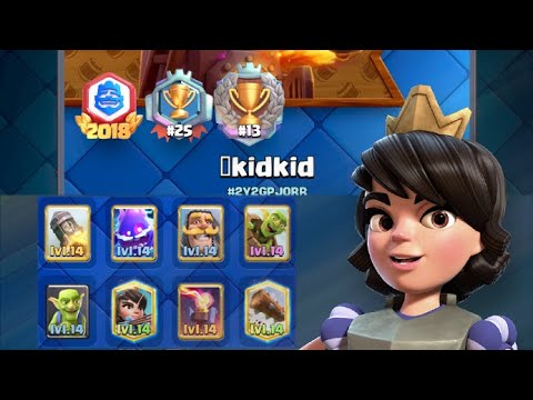 kidkid Classic Log bait deck in  Clash royale