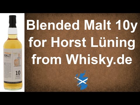 Blended Malt aged 10 years from Whisky.de and Horst Lüning Scotch Whisky Review from WhiskyJason