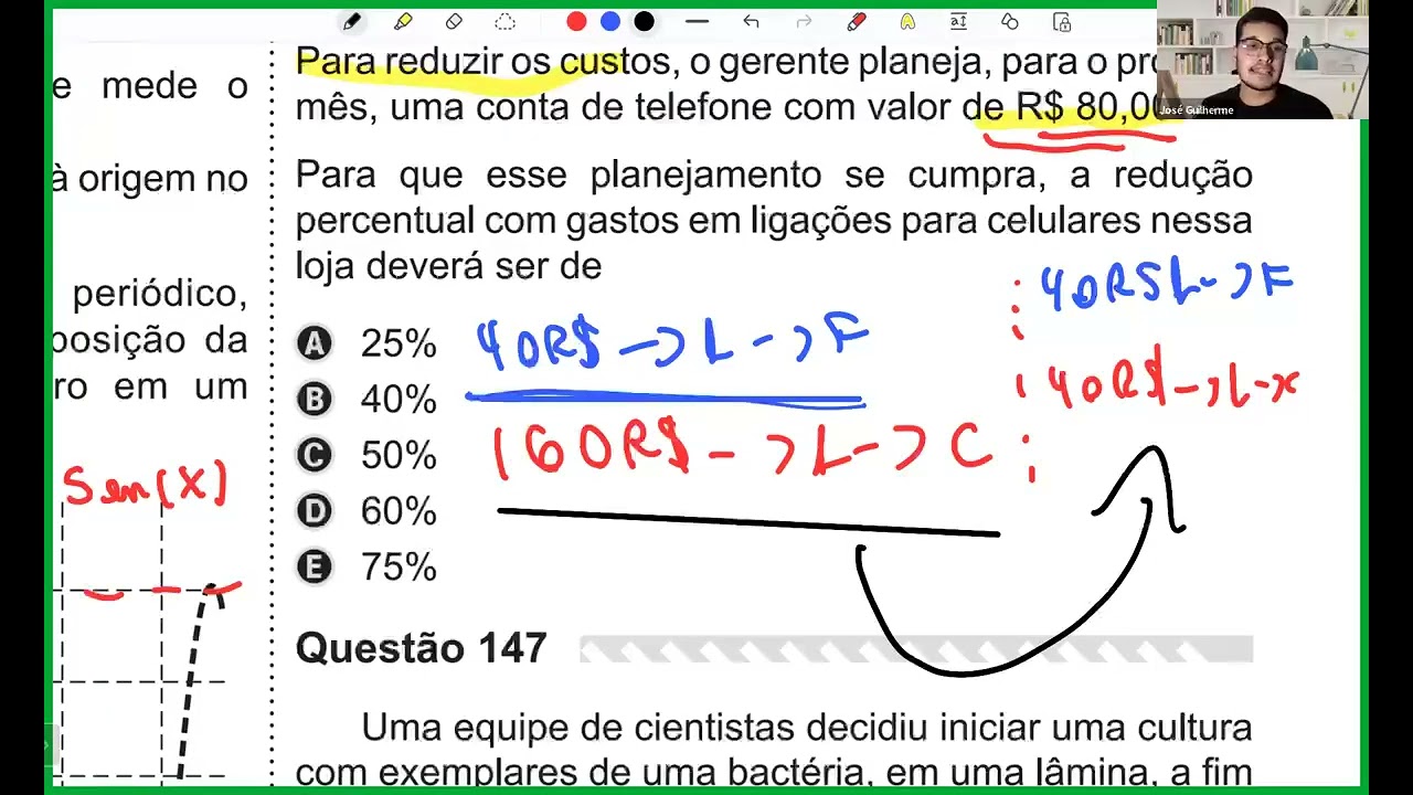 Resolução em Vídeo — Questão 159 ENEM 2019 PPL