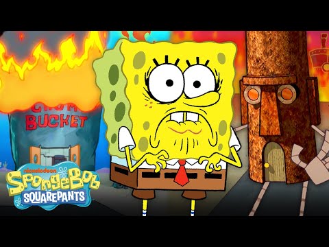 Bikini Bottom Getting DESTROYED for 20 Minutes Straight 💥 | SpongeBob