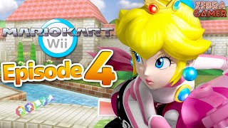 Mario Kart Wii Gameplay Walkthrough Part 4 - Princess Peach! 50cc Leaf Cup & Lightning Cup!