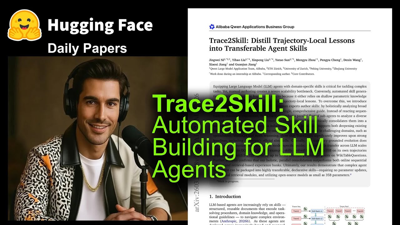 Trace2Skill: Automated Skill Building for LLM Agents