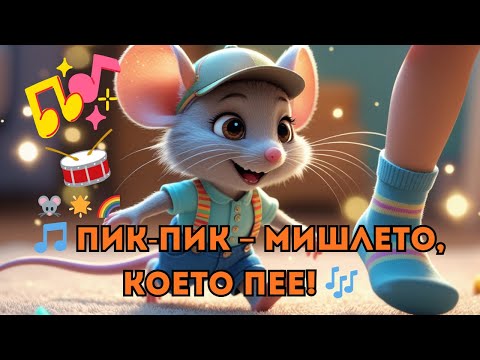 Весела детска песен за мишлето Пик-Пик 🎶🐭| Забавна песничка за деца