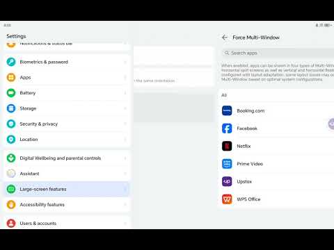 How to use apps landscape or horizontal mode on Honor 9 tablet  @CHETHANMOON