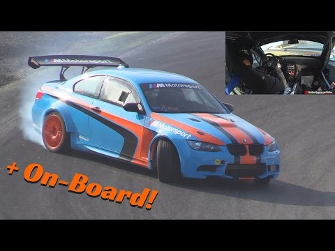 BMW M3 e92 with G-Power Supercharged Kit [550hp] - Drift & 2x Girls funny On-Board!