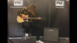 Video thumbnail for Gretsch G5222 Electromatic Double Jet BT in Natural, Serious Malcolm Young Vibes! by PromenadeMusicTV
