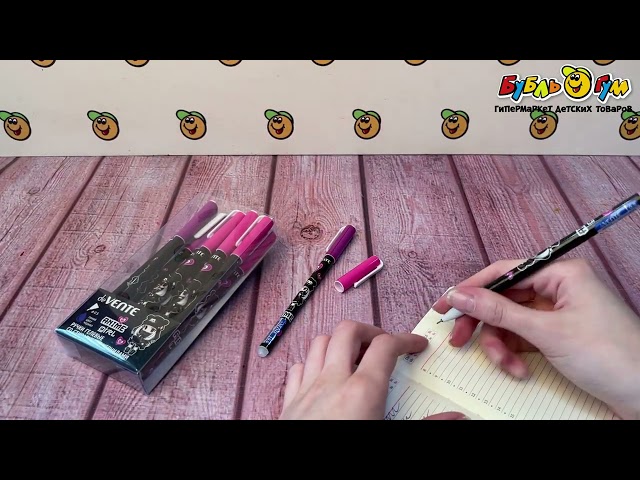Ручка гелевая Anime girl в ассортименте - видео