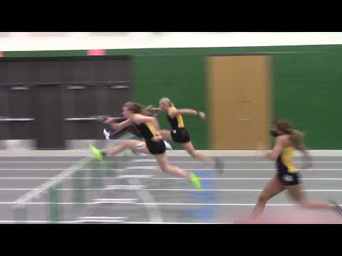 MU Women's Indoor 55m Hurdles SCHOOL RECORD - Juru Okwaramoi