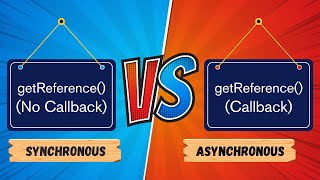 getReference ( no callback) vs getReference (callback)