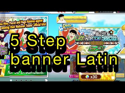 5 Step Latin Banner Lock Espadas GG Captain Tsubasa Dream Team