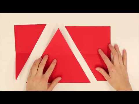 Gleichseitiges Dreieck falten