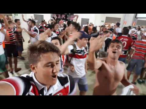 Festa na arena pernambucano após o classico- Santa x Nautico