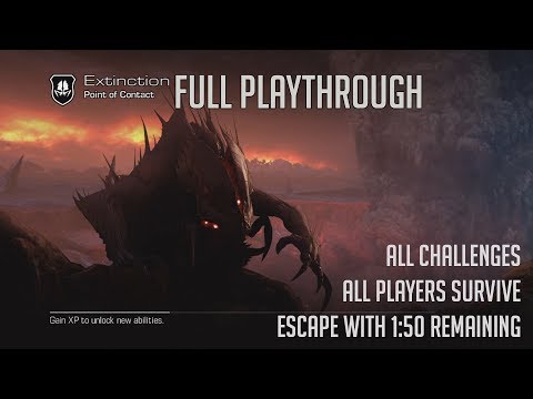 COD Ghosts : Extinction - ALL Challenges Complete - ALLPlayers Escape - Escape FAST!