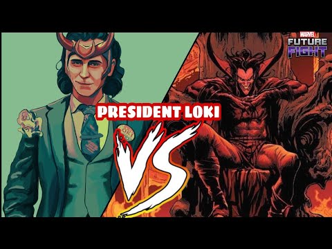 [WORLD BOSS] PRESIDENT LOKI vs MEPHISTO STAGE-19 #marvel_future_fight