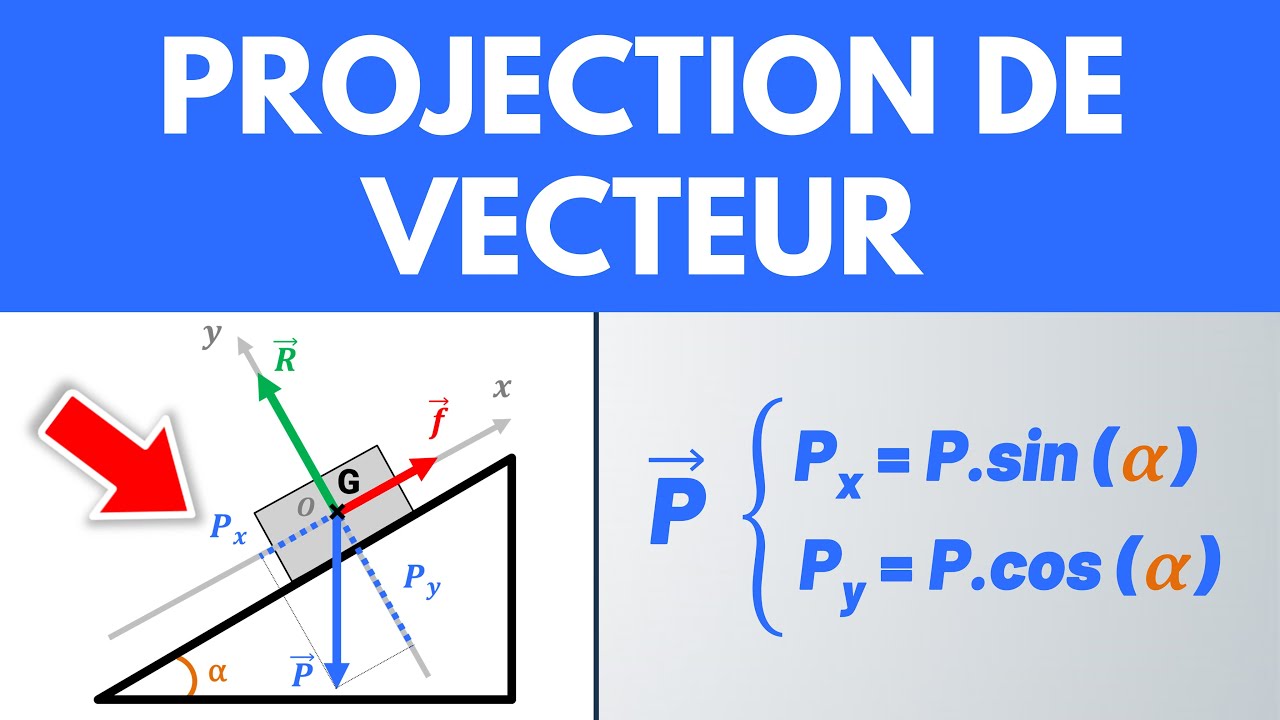 VECTOR PROJECTION ✅ Simple Method | 1st Year | Final Year
