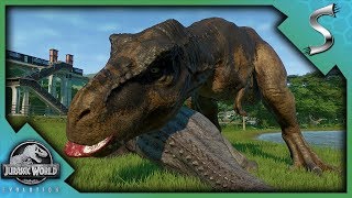 TREX VS TOROSAURUS! BRACHIOSAURUS + DIPLODOCUS ENCLOSURE! - Jurassic World Evolution [Gameplay E11]