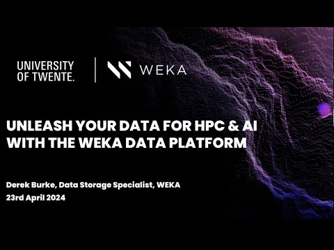 Unleash Your Data for HPC & AI with the WEKA Data Platform