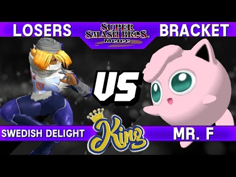 Smash Melee - Swedish Delight (Sheik) vs Mr. F (Puff) - King Losers Bracket