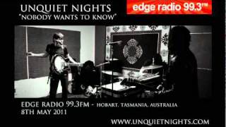 &quot;Nobody Wants To Know&quot; on Edge Radio, Australia