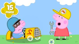 Peppa Pig in Spanish 🐷 George's Race Car | NEW Full Episodes | 18 Minutes